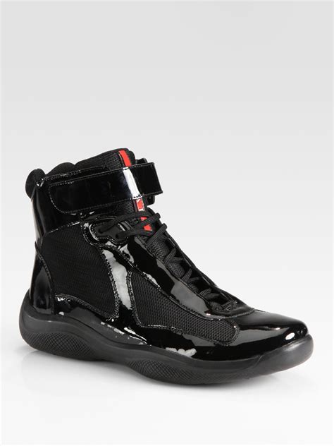 prada shoes high|prada high top sneakers women's.